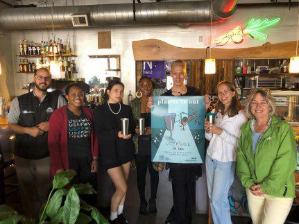 ION employees pose with representatives from USEFULL and CET