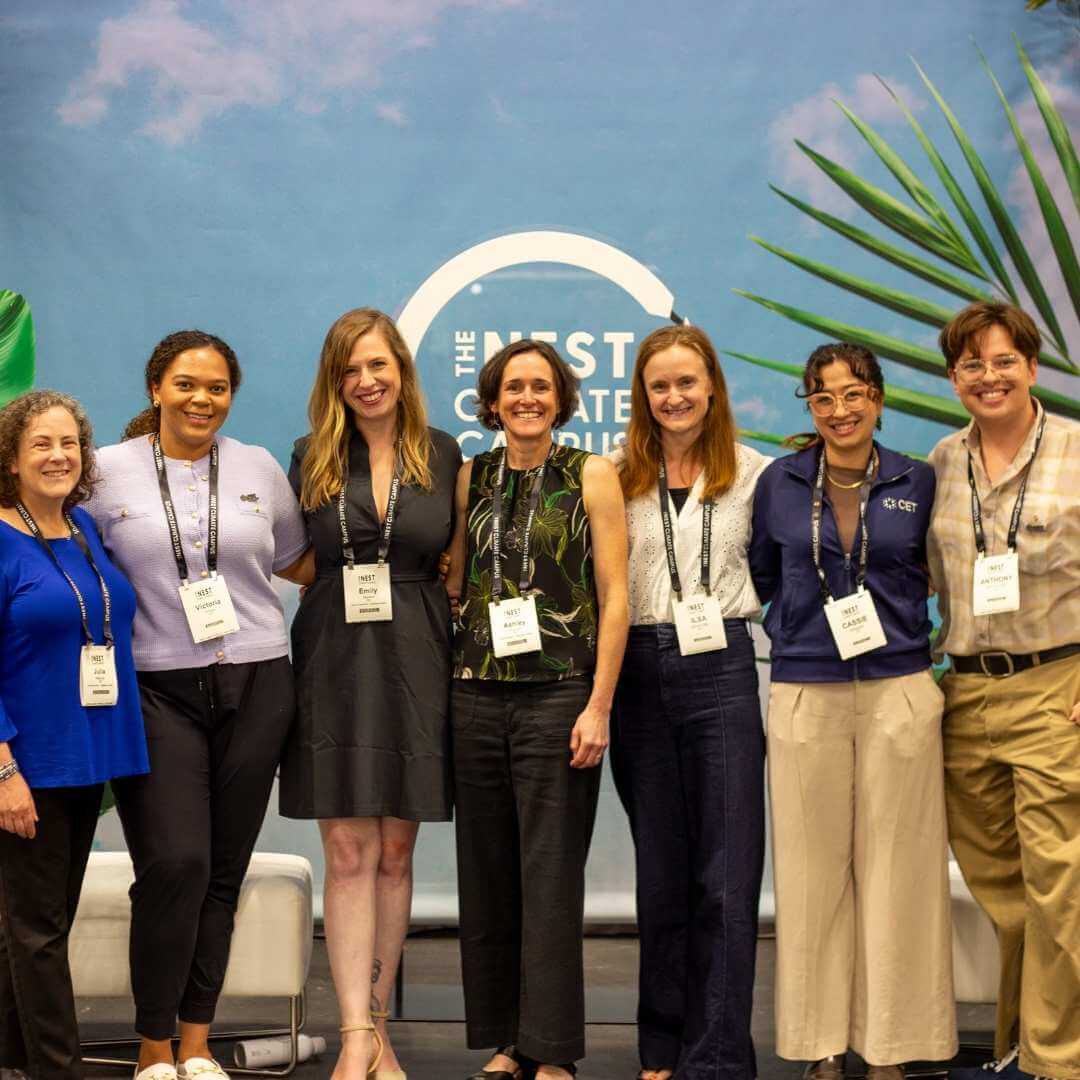 CET participants gathered at The Nest during Climate Week NYC