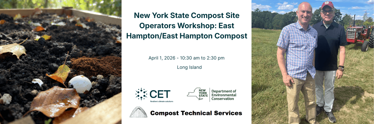 New york state compost site operators workshop ""