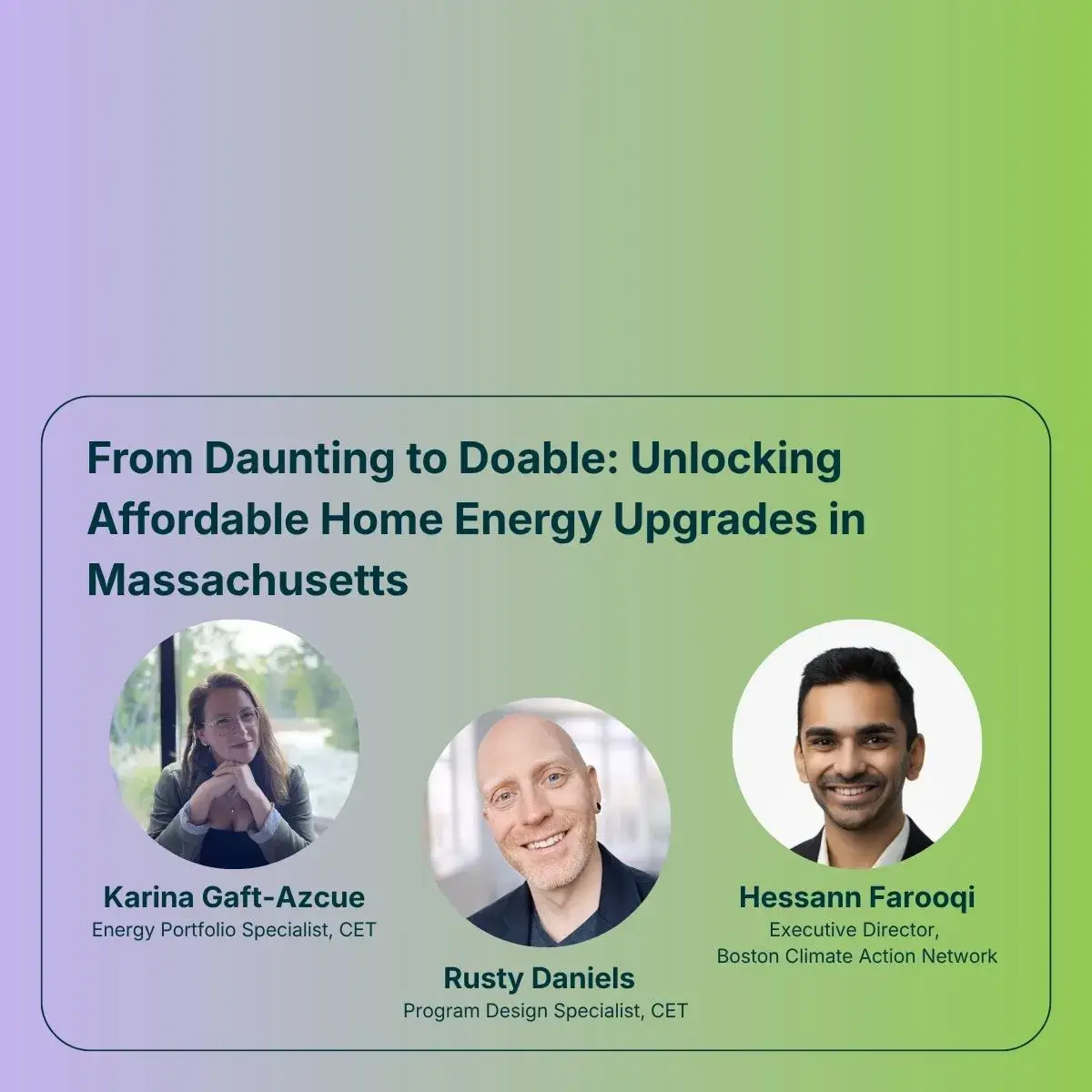 Promotional graphic for the virtual event From Daunting to Doable on May 4.