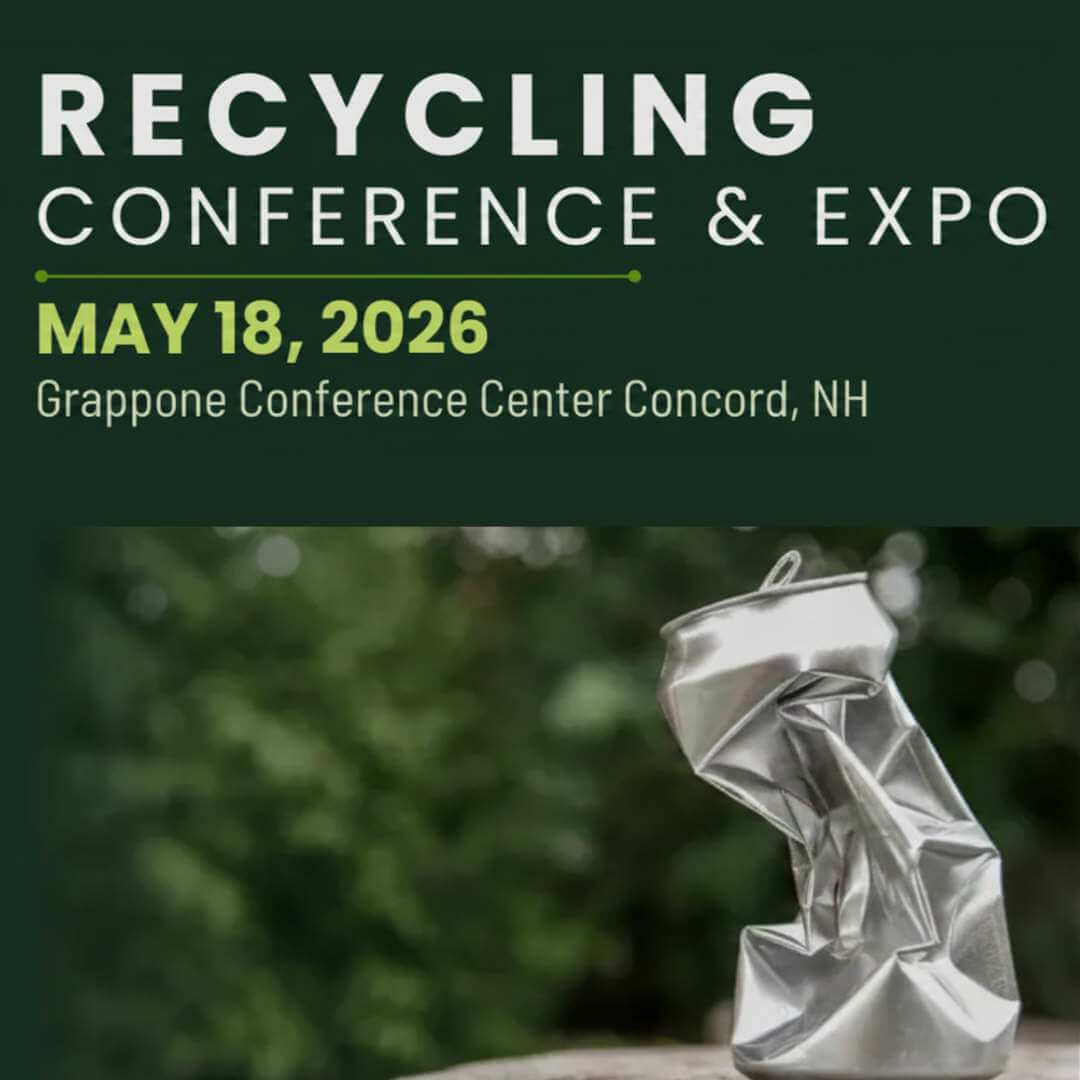 recycle can with event information